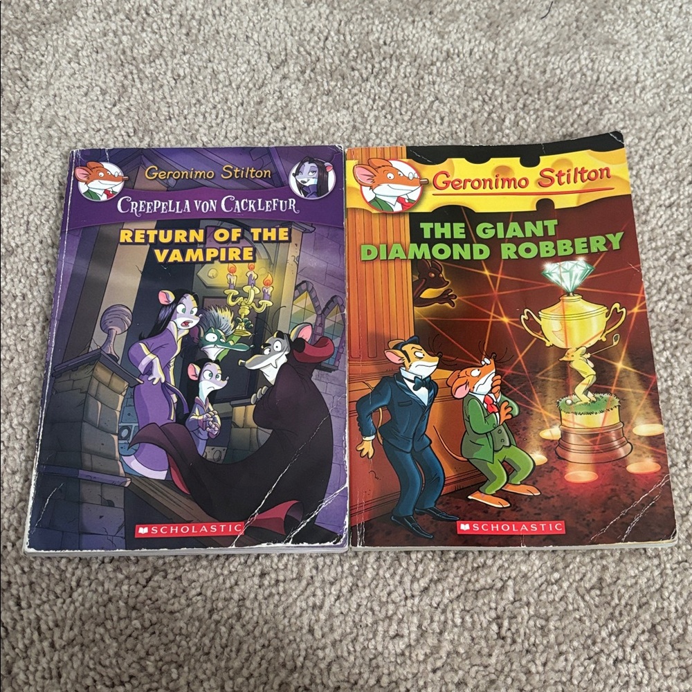 Pack of 2 Geronimo Stilton